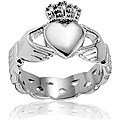 Stainless Steel Men's Celtic Eternity Claddagh Ring