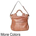 ILI Medium Leather Fold-over Tote