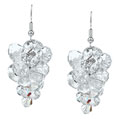 Crystale Tin Clear Crystal Dangle Earrings