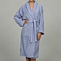Superior Unisex Blue Egyptian Cotton Terry Robe