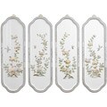 Birds and Flowers Curved Wall Plaques (China)