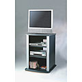 Charcoal Grey Swivel TV Stand