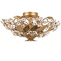 Appealing information on Wrought iron napkin holder Paris Flea 6-light Champagne Flush Mount