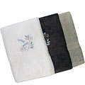 Embroidered Winter Dragonfly Bath Towels (Set of 2)