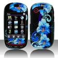 Snap-on Samsung Gravity T T669 Blue Flower Protective Case