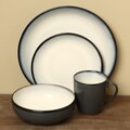 Sango Nova Eggplant 16-piece Dinnerware Set