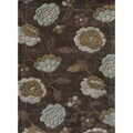 Meaningful problem solver for rug Floral Hand-tufted Chalice Brown/ Aqua Floral Rug (7'9 x 9'9)
