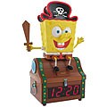 Nickelodeon SpongeBob Treasure Chest Clock Radio