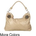 Rough Roses 'Jewel' Leather Tote Bag