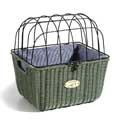 Nantucket Co. Somerset Collection Green Bicycle Pet Basket