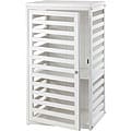 Cedar White Etagere Door Storage Shelf