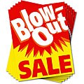'Blowout Sale' Standard Posters (Pack of 6)