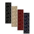 Impressions Black Abstract Area Rug (2'2 x 7'7)