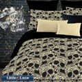 Street Revival Flower Skull Twin-size Bed in a Bag with Sheet Set