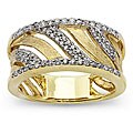 10k Two-tone Gold 1/3ct TDW Diamond Fashion Ring (H-I, I1)