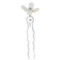 Tacori Bridal Evening Silver Mother of Pearl and Crystal Hairpin