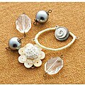 Making Memories Vintage Groove Crystal and Silver 7-piece Pack