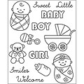 Karen Foster Baby Theme Clear Stamp Set