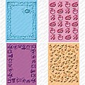 Provo Craft Cuttlebug Cricut Companion 'Mini Monsters' Embossing Folder ...