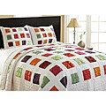 Arabesque 3-piece Queen-size Reversible Quilt Set