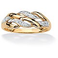 Download reports on waves Tony Maserati 10k Two-tone Gold Diamond Accent Wave Ring