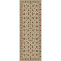 Empress Ivory Oriental Rug (2'7 x 7'3)