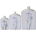Corelle 'Shadow Iris' 3-piece Canister Set
