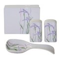 Corelle 'Shadow Iris' 4-piece Completer Set