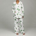 Aegean Apparel Women's Plus Size Frog Print Pajamas (3X)