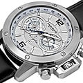 Akribos XXIV Men's Multifunction Stainless Steel Swiss Quartz Strap Watch