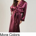 Long Classic Satin Lounge Robe