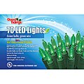 Holiday Incandescent-Style 70 Green LED Lights String