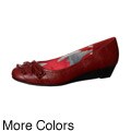 CL by Laundry Women's 'Nerissa' Bow Detail Low Wedge