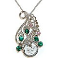 Silver Mercury Dime Vine Pin/ Pendant