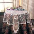Classic 45 Jukebox assistance Tuscany White Lace 45-inch Round Tablecloth