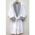 Ultra Plush Authentic Hotel and Spa Unisex Grey Bathrobe