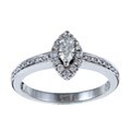 14k White Gold 2/5ct TDW Diamond Engagement Ring (G-H, VS1-VS2)