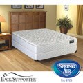 Spring Air Alpine Plush Value Back Supporter King-size Mattress Set