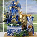 Free connected guidepost for Delicious Popcorn Classic Lace Gift Basket