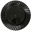 WNA Comet EarthSense 9-in Black Plastic Plates (Case of 180)