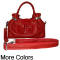 Amerileather 'Iris' Petite Leather Handbag