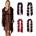 Advice blog on china Pattern Acrylic Cutout Fringe Scarf (China)