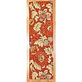 Hand-tufted Indo Rust/ Beige Wool Rug (2'2 x 7')
