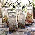 Learn more about Water Vending Machine Kiosk Set of 6 'Confetti' Highball Glasses (Mexico)