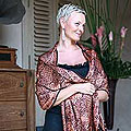 'Java Patchwork' Silk Batik Shawl (Indonesia)