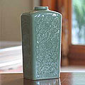 Celadon Ceramic 'Valley Lotus' Vase (Thailand)