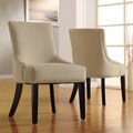 Westmont Sandstone Beige Velvet Dining Chairs (Set of 2)