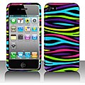 Rainbow Zebra Apple iPhone 4 Protector Case