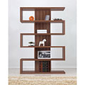 Karrise Walnut Display Shelf/ Bookcase/ Room Divider