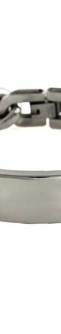 Stainless Steel Curb Link ID Bracelet